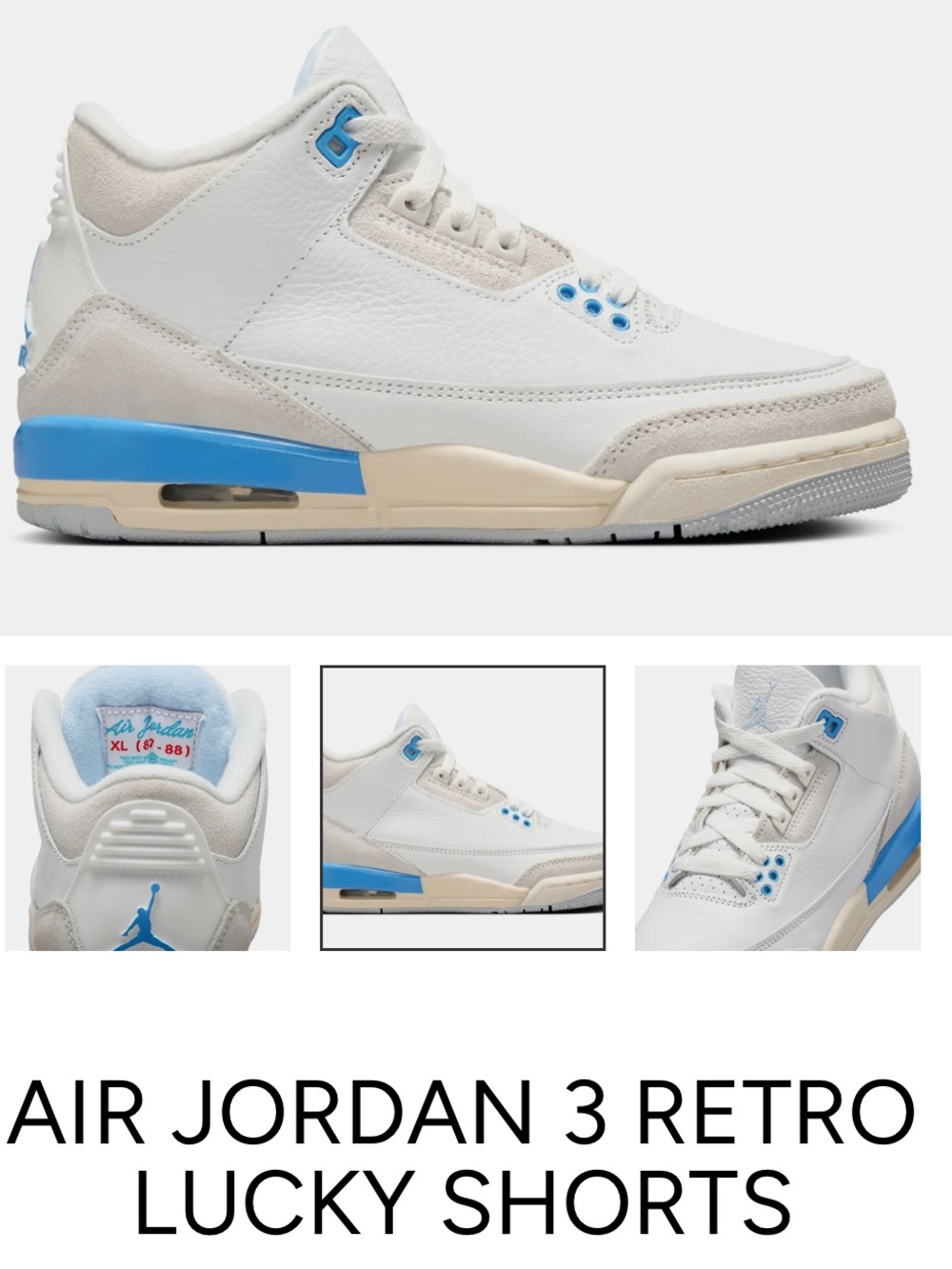 Air Jordan 3 Retro (GS) 6Y